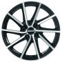 Легковой диск Alutec Singa 7,5x18 5x108 ET55 63,4 Diamond Black Front Polished